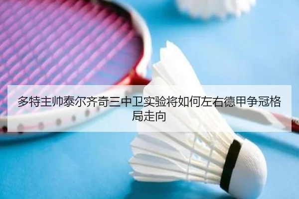 多特主帅泰尔齐奇三中卫实验将如何左右德甲争冠格局走向